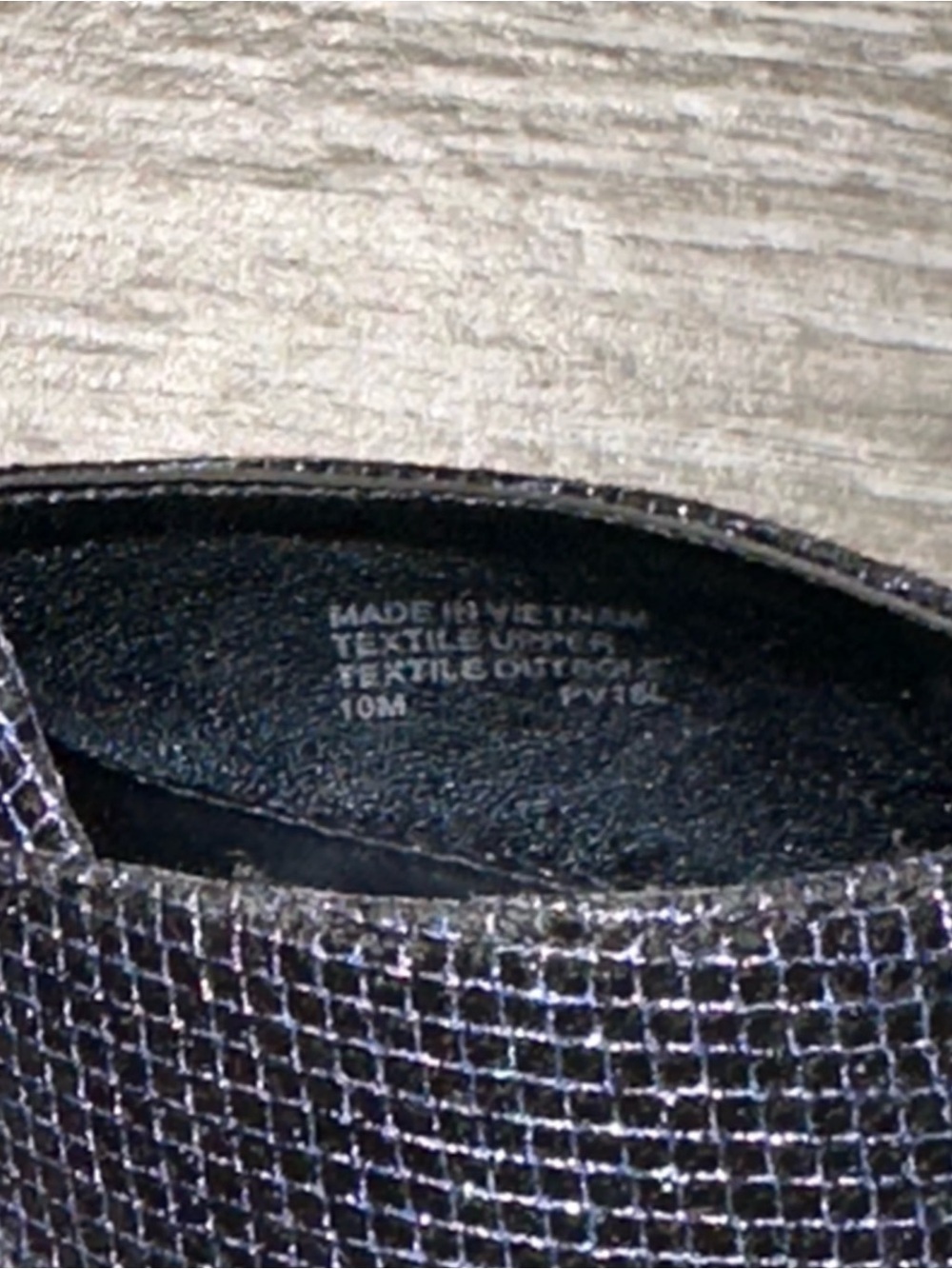 Michael Kors Cambria Open Toe Ankle Strap Metallic Heels Navy Womens 10M Glitter - Picture 9 of 10